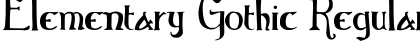 Download Elementary Gothic Font