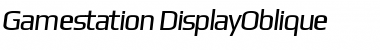 Gamestation Display Italic Font