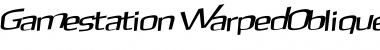 Gamestation Warped Italic Font