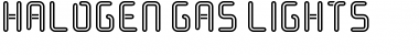 Download Halogen Gas Lights Font