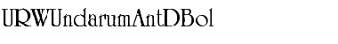 URWUndarumAntDBol Regular Font