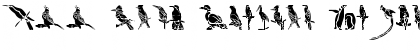 Download HFF Bird Stencil Font