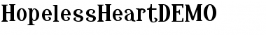 Download Hopeless Heart DEMO Font