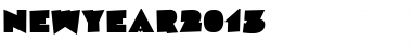 Download NewYear2013 Font