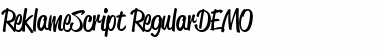 Download Reklame Script DEMO Font