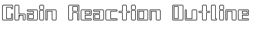 Chain Reaction Outline Regular Font