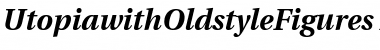 UtopiawithOldstyleFigures BoldItalic Font