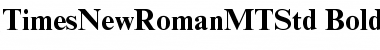 Download Times New Roman MT Std Font