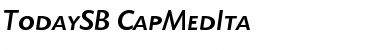 Download TodaySB-CapMedIta Font