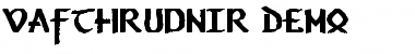 Download Vafthrudnir Demo Font