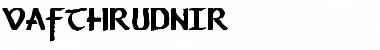 Vafthrudnir Regular Font