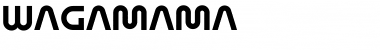 Wagamama Regular Font