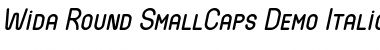 Download Wida Round SmallCaps Demo Font