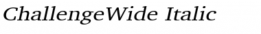 Download ChallengeWide Font