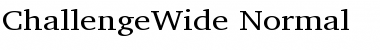 Download ChallengeWide Font