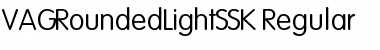 VAGRoundedLightSSK Regular Font