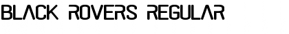black rovers regular Font