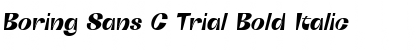 Download Boring Sans C Trial Font