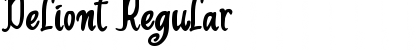 Download Deliont Font