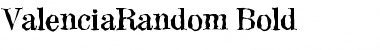 ValenciaRandom Bold Font