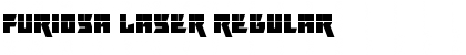 Furiosa Laser Regular Font