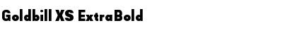 Goldbill XS ExtraBold Font