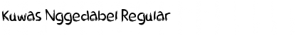 Kuwas Nggedabel Regular Font