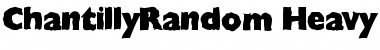 Download ChantillyRandom-Heavy Font