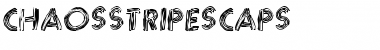 ChaosStripesCaps Regular Font