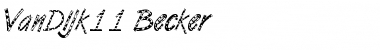 Download VanDijk11 Becker Font