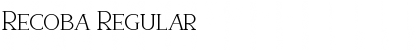 Recoba Regular Font