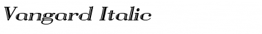 Vangard Italic Font