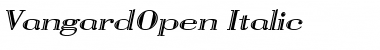 VangardOpen Italic Font