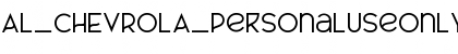 Download AL_CHEVROLA_PersonalUseOnly Font