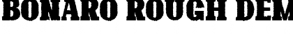 Download Bonaro Rough Demo Font