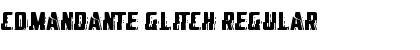 Download comandante Glitch Font