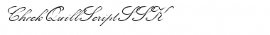 CheckQuillScriptSSK Regular Font