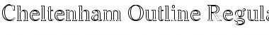 Cheltenham Outline Regular Font