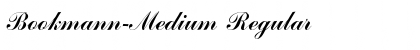 Bookmann-Medium Regular Font
