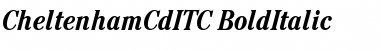 CheltenhamCdITC Bold Italic Font