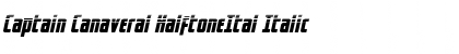 Download Captain Canaveral HalftoneItal Font