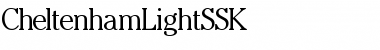 Download CheltenhamLightSSK Font