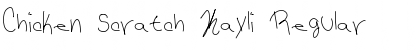 Chicken Scratch Kayli Regular Font