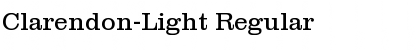 Download Clarendon-Light Font