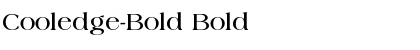 Cooledge-Bold Bold Font