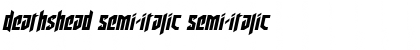 Download Deathshead Semi-Italic Font