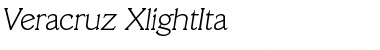 Veracruz-XlightIta Regular Font