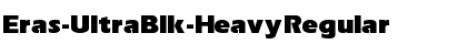 Eras-UltraBlk-Heavy Regular Font