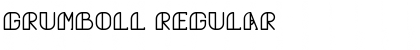 Grumboll Regular Font