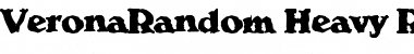 VeronaRandom-Heavy Regular Font